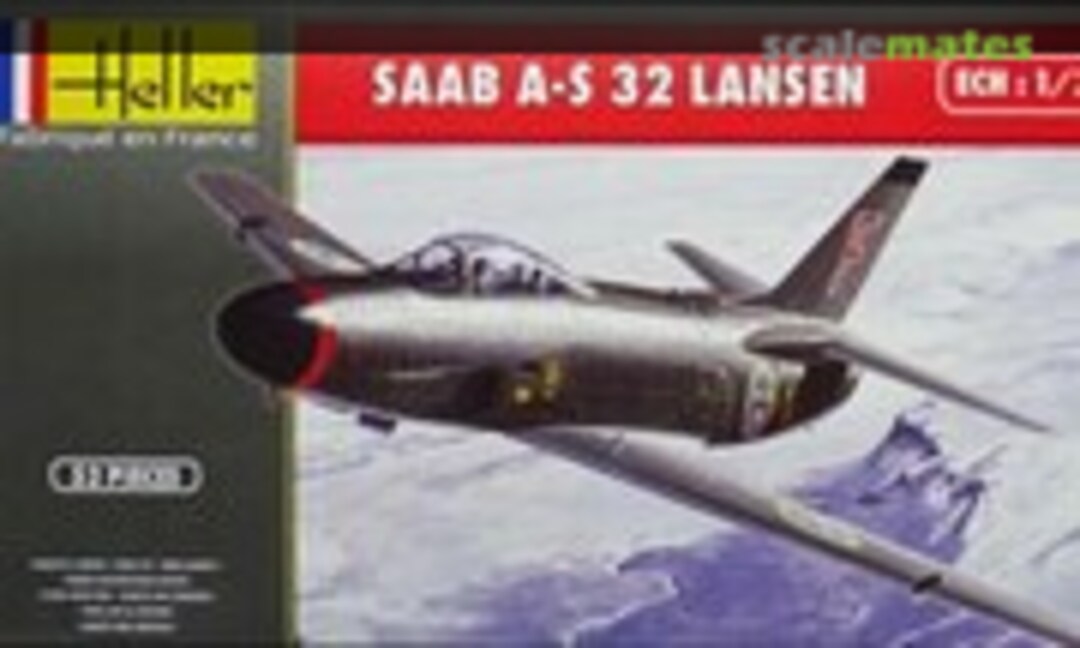 1:72 Saab A/S 32 Lansen (Heller 80343)