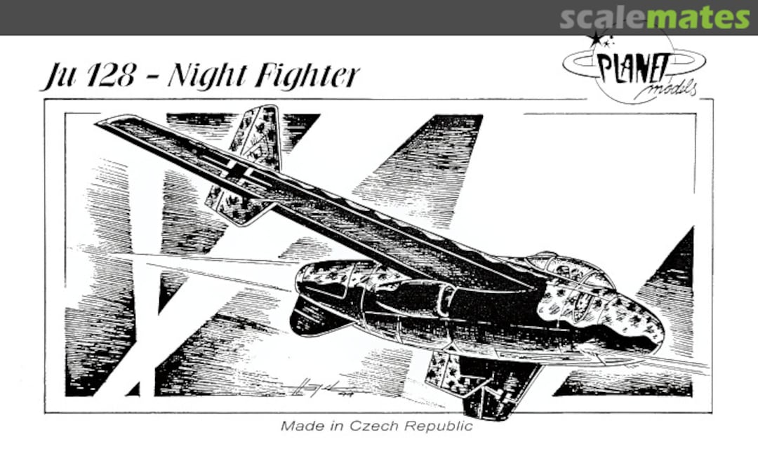 Boxart Ju 128 - Night Fighter PLT055 Planet Models Boxart Ju 128 - Night Fighter PLT055 Planet Models