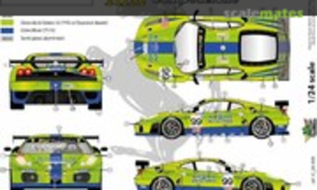 1:24 Ferrari F430 GTC #2438 "KROHN RACING" (FFSMC Productions C 24-029) C 24-029