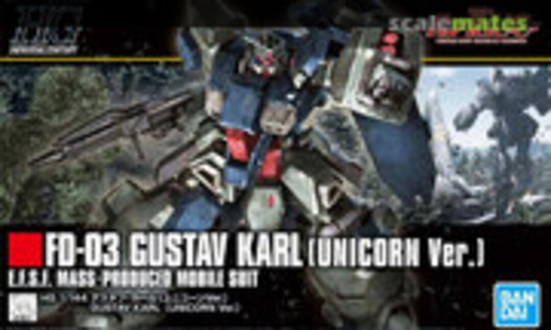 1:144 FD-03 Gustav Karl (Unicorn Ver.) (Bandai Spirits 5056751)