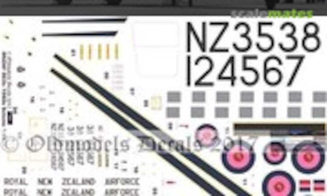 1:200 RNZAF DC-3 1960 (Oldmodels Decals OMD0454A)