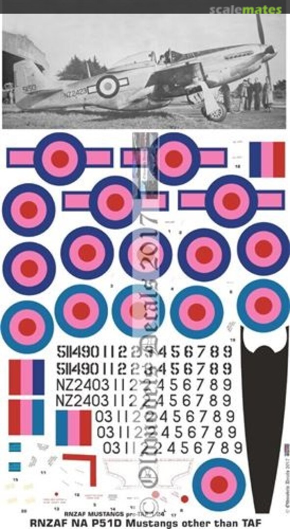 Boxart RNZAF P51D Mustangs not TAF OMD1196 Oldmodels Decals Boxart RNZAF P51D Mustangs not TAF OMD1196 Oldmodels Decals