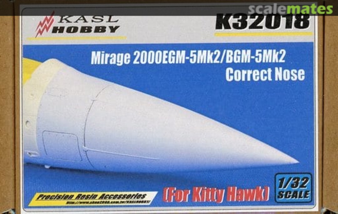 Boxart Mirage 2000EGM-5Mk2/BGM-5Mk2 Correct Nose K32018 Kasl Hobby Boxart Mirage 2000EGM-5Mk2/BGM-5Mk2 Correct Nose K32018 Kasl Hobby