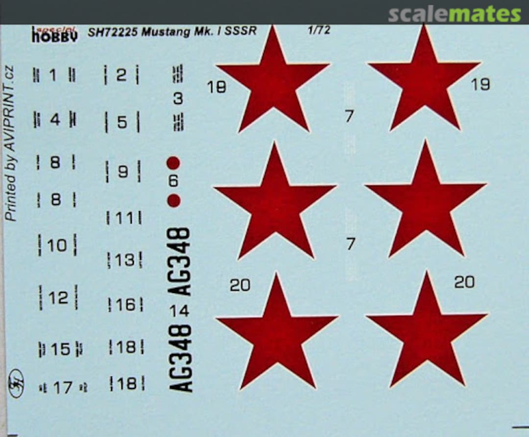 Contents Mustang Mk.I SH72225 Special Hobby