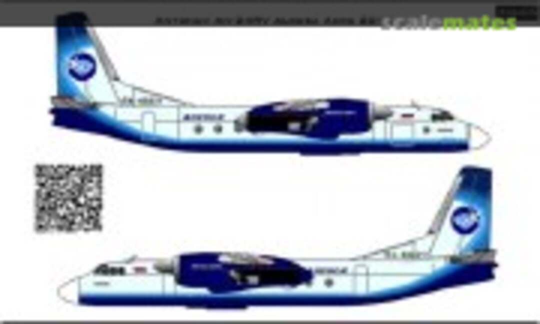 1:144 144533 Antonov An-24 Alrosa Aero decal for aircraft model kit (BSmodelle BSM144533) BSM144533