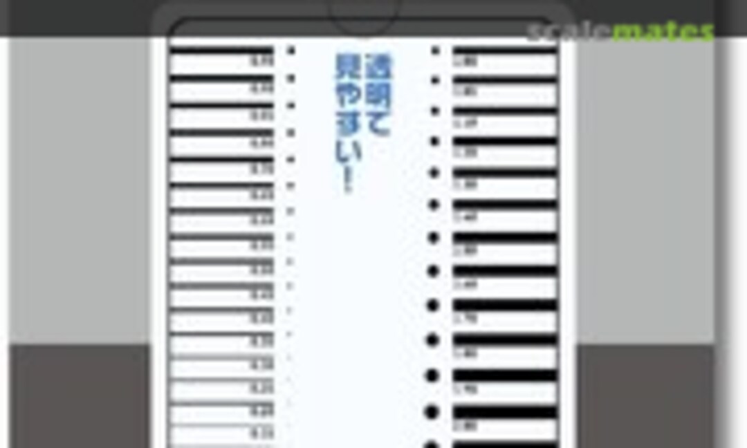 No Micro Gauge 1 for 0.05 - 2.3mm (1 Sheet) (HIQPARTS MCG-01) MCG-01