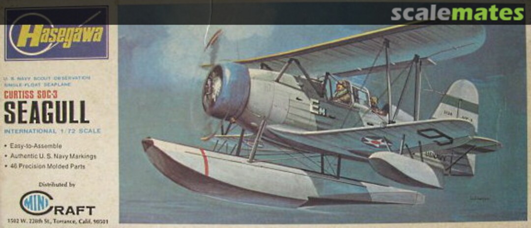 Boxart Curtiss SOC-3 Seagull JS-051 Minicraft Hasegawa Boxart Curtiss SOC-3 Seagull JS-051 Minicraft Hasegawa