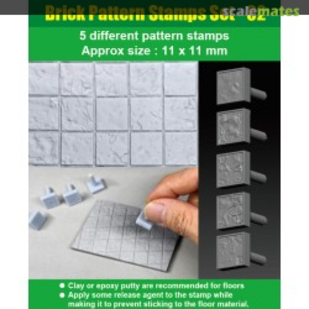 Boxart Brick Pattern Stamp Set - 02 PPA3163 J's Work Boxart Brick Pattern Stamp Set - 02 PPA3163 J's Work