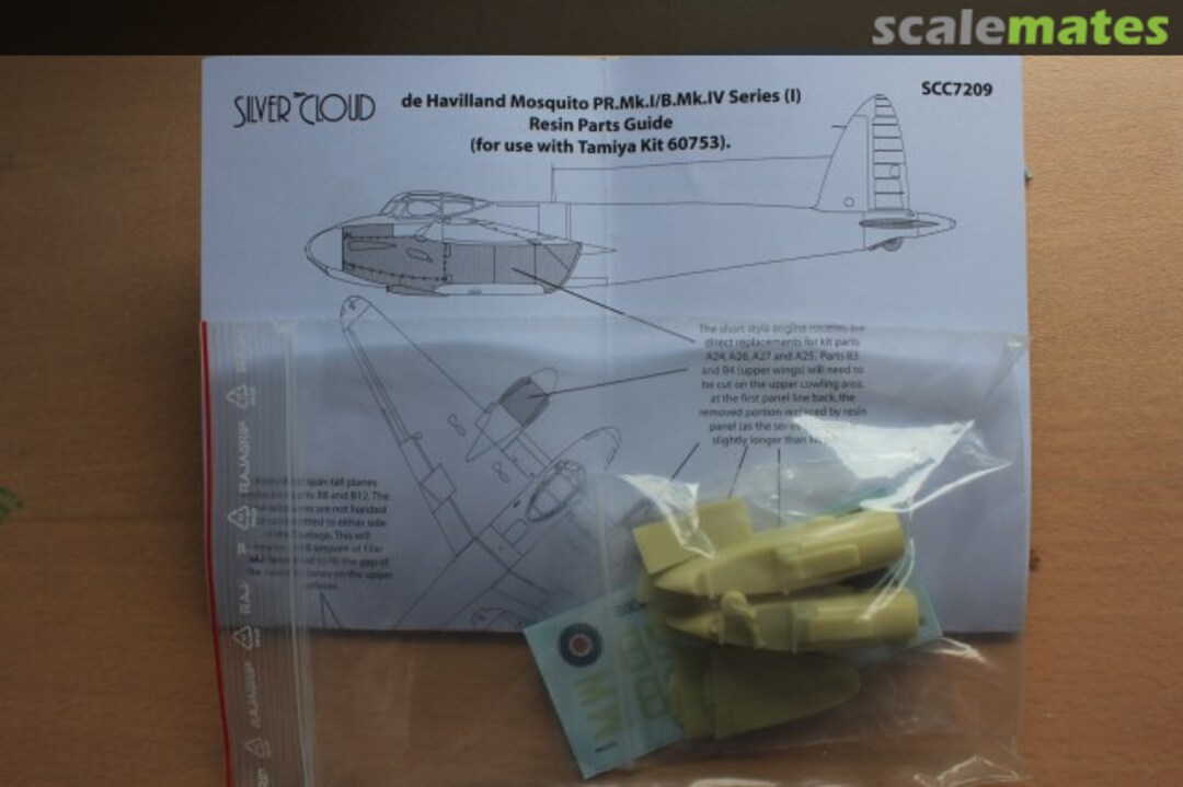 Boxart Mosquito PR.Mk I/B.Mk IV SCC7209 Silver Cloud Boxart Mosquito PR.Mk I/B.Mk IV SCC7209 Silver Cloud