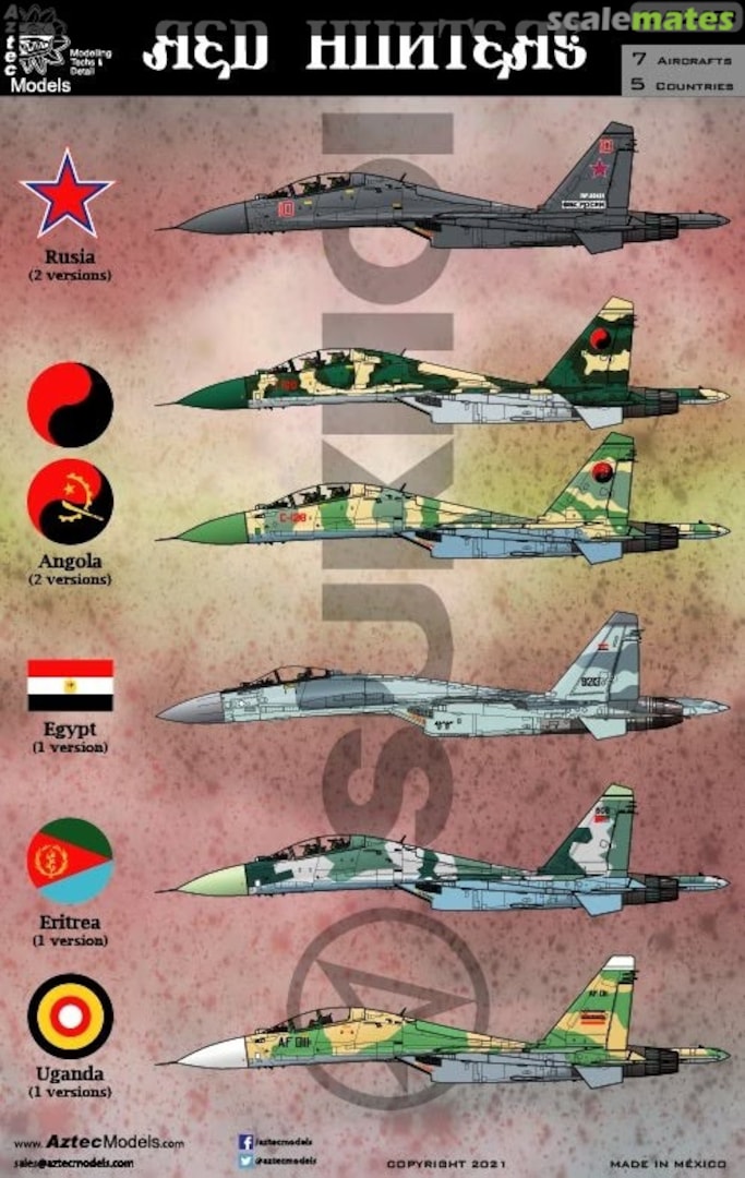 Boxart Red Hunters 72-073 Aztec Models Boxart Red Hunters 72-073 Aztec Models