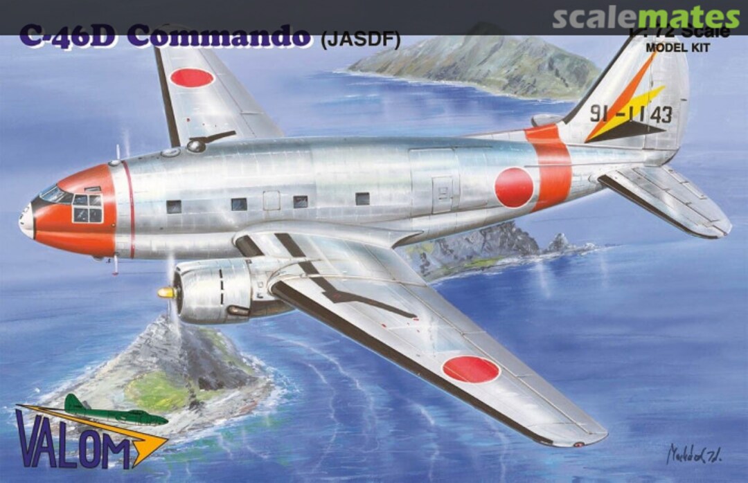 Boxart C-46D Commando 72151 Valom Boxart C-46D Commando 72151 Valom