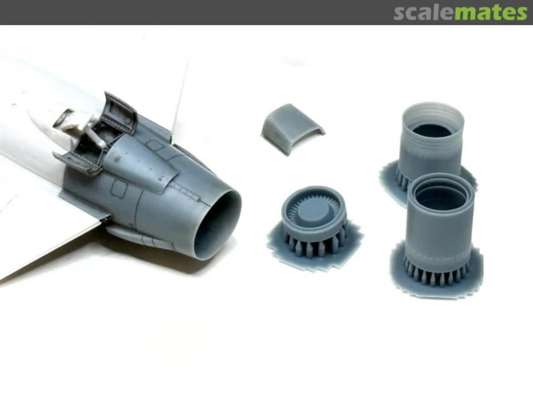 Contents Saab Draken Afterburner section Typ 3 (DNK) WOL720160 Wolf 3D Resin Parts