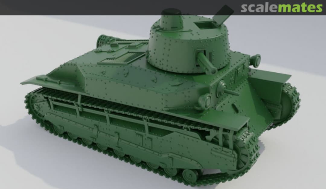Boxart Medium tank - Type 89A I-Go Ko - open hatch 72011924 EMP3d