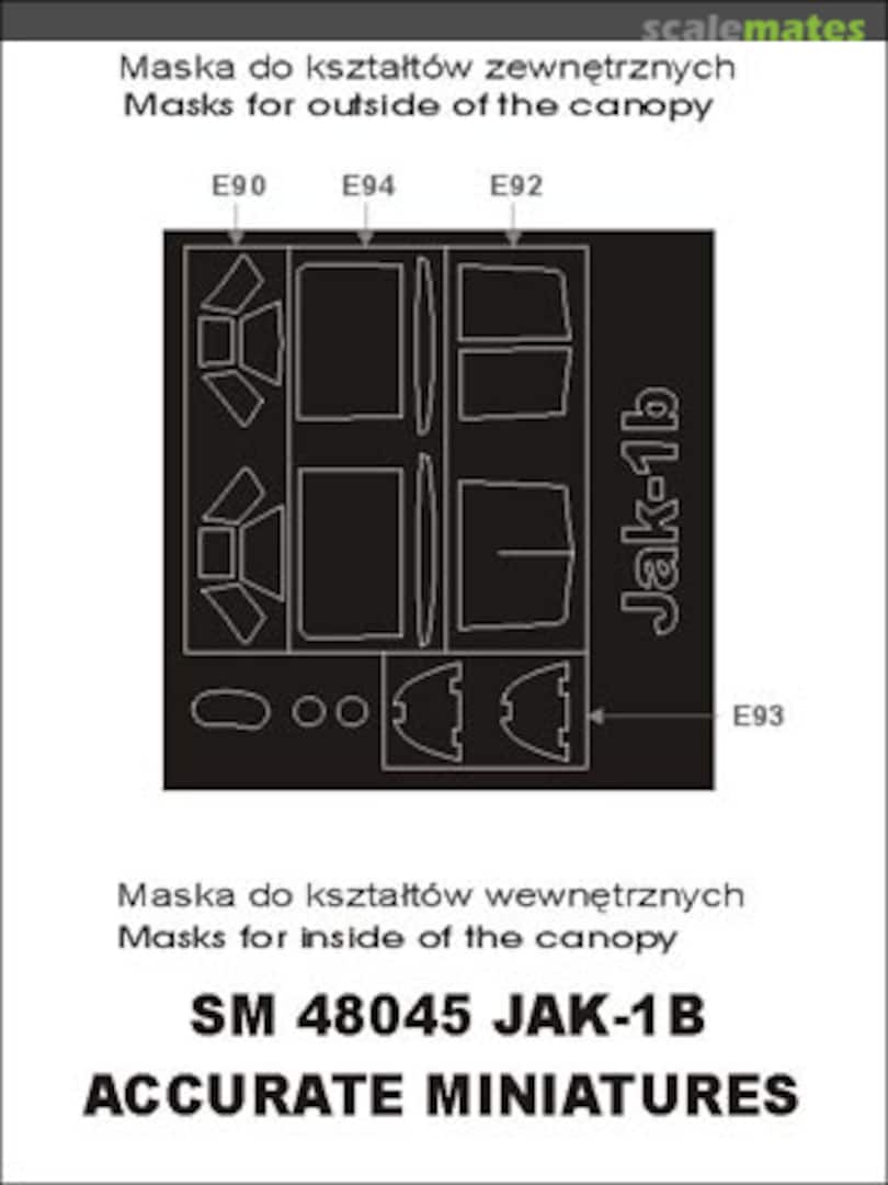 Boxart Yakovlev Yak-1B SM48045 Montex Boxart Yakovlev Yak-1B SM48045 Montex