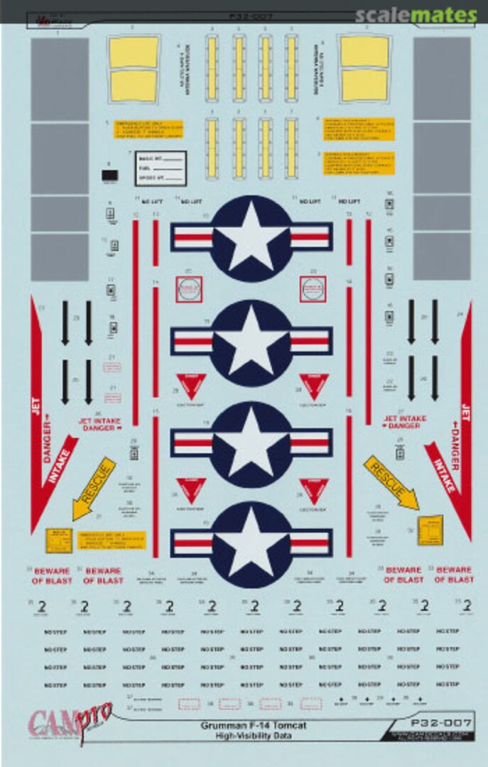 Boxart F-14A Tomcat P32-007 CAM