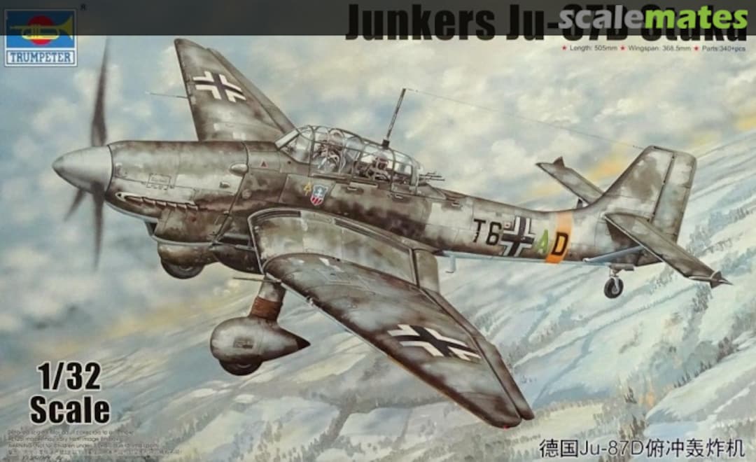 Boxart Junkers Ju-87D Stuka 03217 Trumpeter Boxart Junkers Ju-87D Stuka 03217 Trumpeter