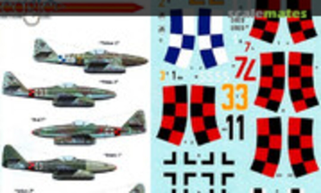 1:32 Me 262 As of KG(J) Units (Eagle Editions EagleCals EC32-138) EagleCals EC32-138