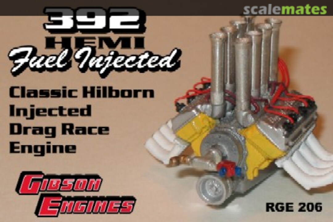 Boxart Hemi 392 Hilborn Fuel-Injected Drag Engine RGE206 Ross Gibson Engines Boxart Hemi 392 Hilborn Fuel-Injected Drag Engine RGE206 Ross Gibson Engines
