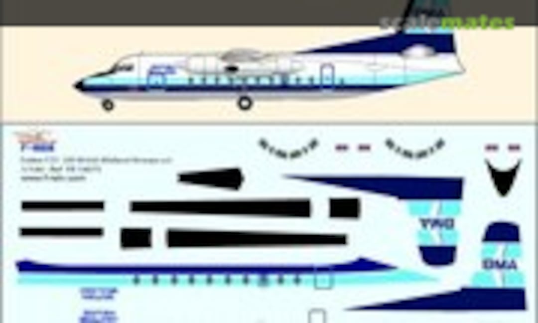 1:144 Fokker F27-200 Friendship (F-RSIN FR14075)