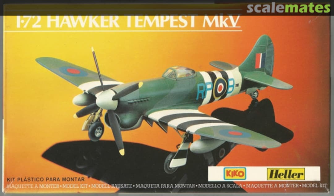 Boxart Hawker Tempest MkV F-274 Heller/Kiko Boxart Hawker Tempest MkV F-274 Heller/Kiko