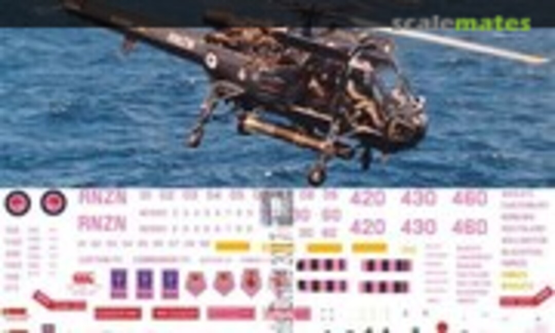 1:72 RNZAF/RNZN Wasp 1970-1990s scheme (Oldmodels Decals OMD0181) OMD0181