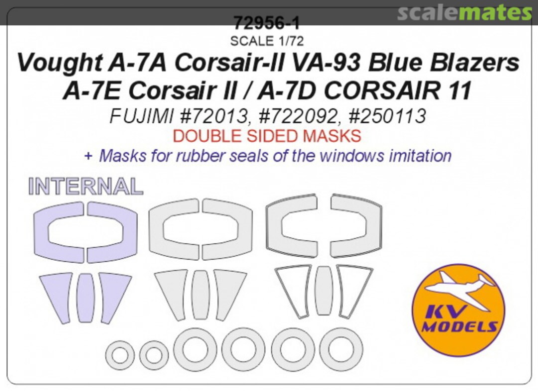 Boxart Vought A-7 Corsair II 72956-1 KV Models Boxart Vought A-7 Corsair II 72956-1 KV Models