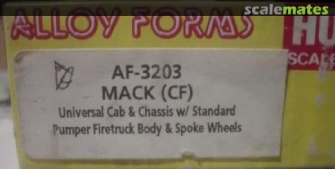 Boxart Mack CF AF-3203 Alloy Forms Boxart Mack CF AF-3203 Alloy Forms