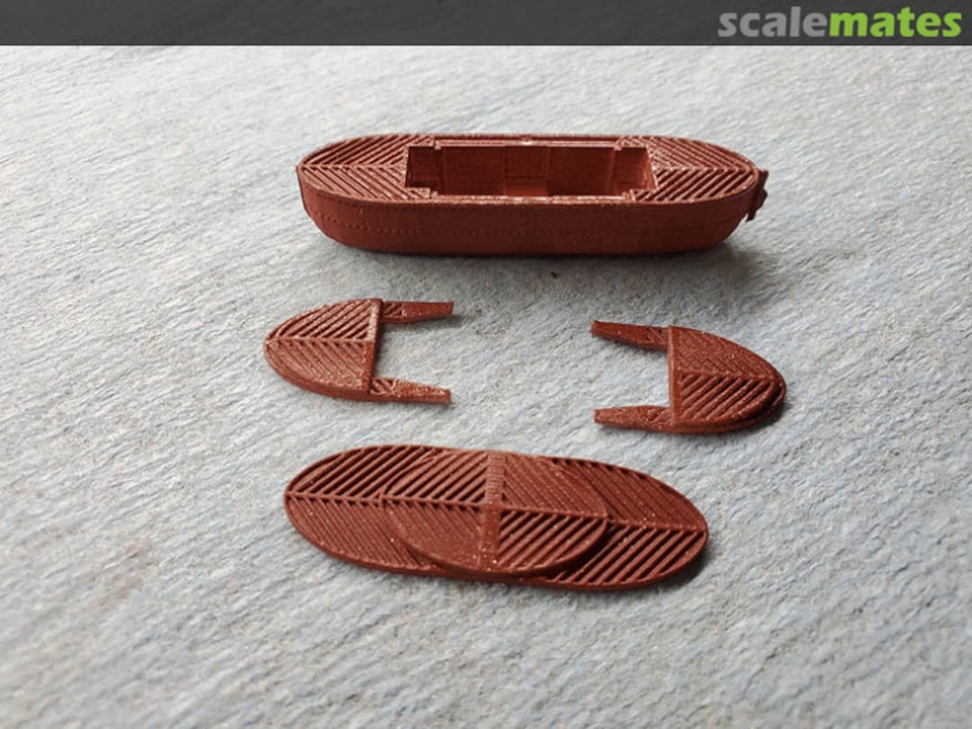 Boxart Skiff Upgrade for 1:77 Disney Nautilus The Nautilus Drydocks Boxart Skiff Upgrade for 1:77 Disney Nautilus The Nautilus Drydocks