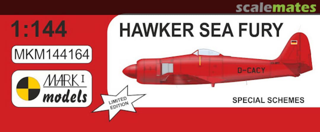 Boxart Hawker Sea Fury 'Special Schemes' MKM144164 Mark I Models Boxart Hawker Sea Fury 'Special Schemes' MKM144164 Mark I Models
