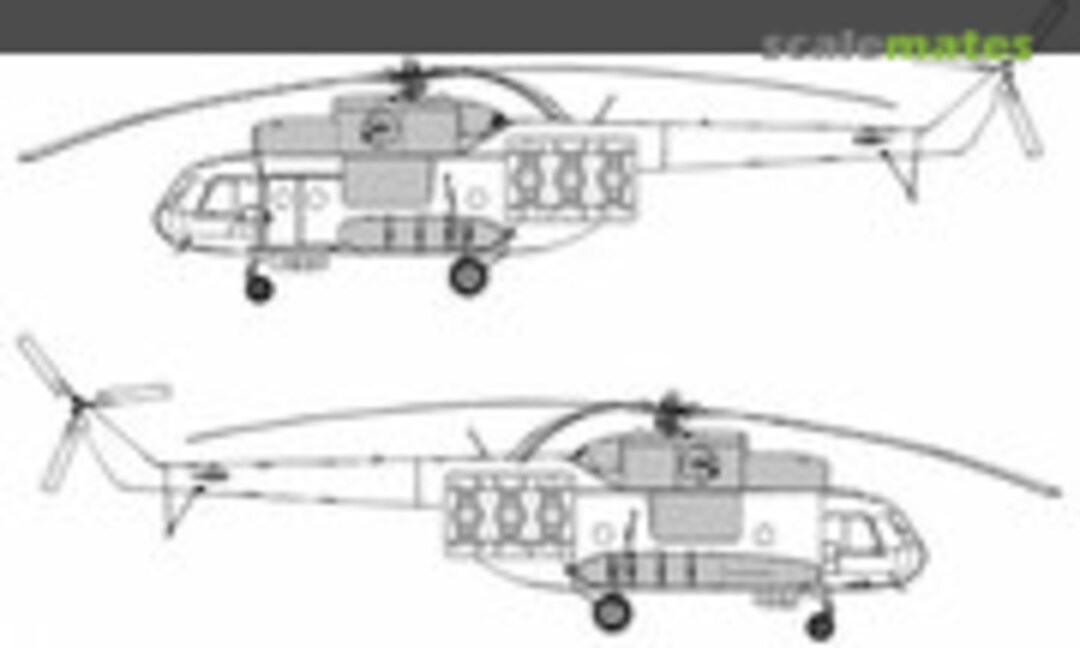 1:48 Mil Mi-8 PPA Hip - Conversion Detail Set (HELI Resin Kits TC48119) TC48119