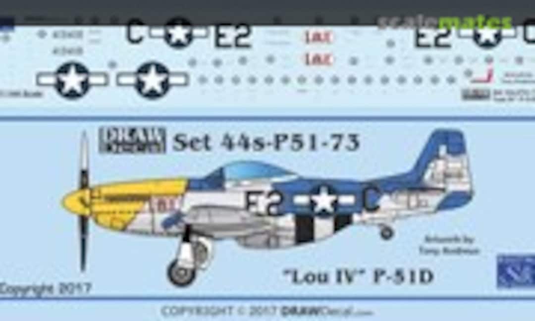 1:144 “Lou IV” P-51D (Draw Decal 44-P51-73) 44-P51-73