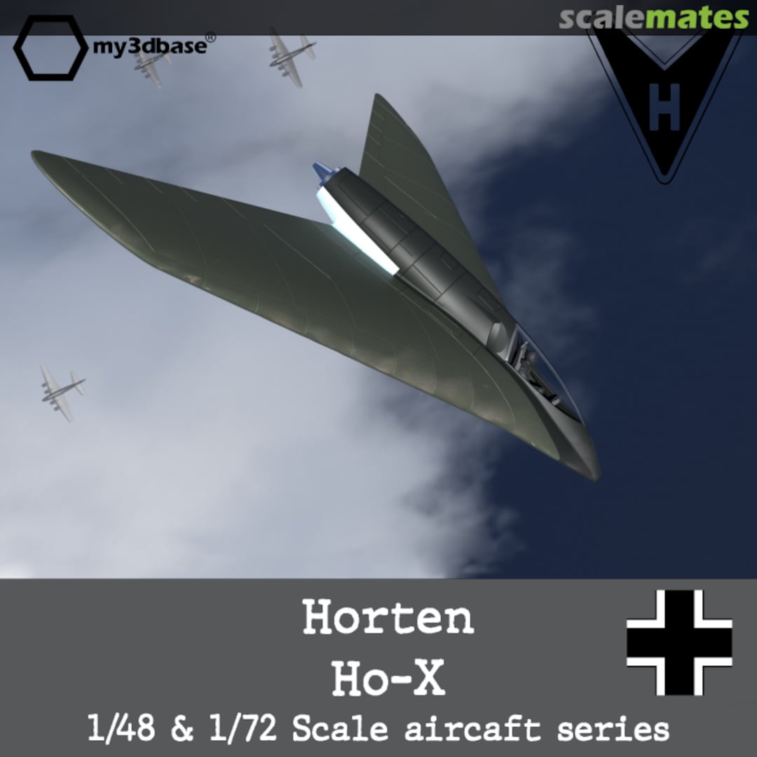 Boxart Horten Ho-X with HeS011 01414 my3dbase Boxart Horten Ho-X with HeS011 01414 my3dbase