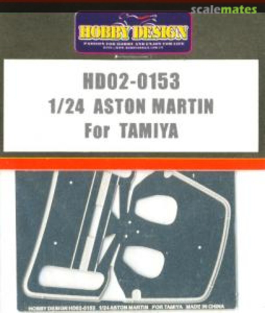 Boxart Aston Martin DBS Bonnet Photo-Etched Detail HD02-0153 Hobby Design Boxart Aston Martin DBS Bonnet Photo-Etched Detail HD02-0153 Hobby Design