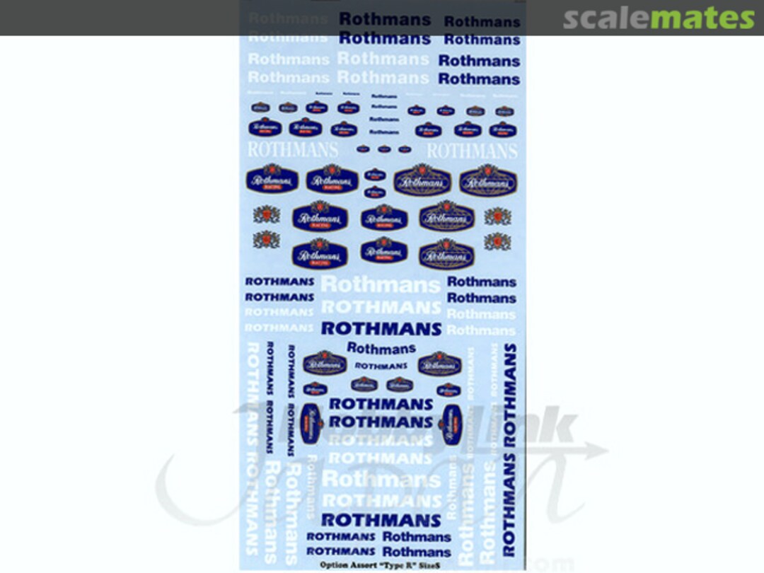 Boxart Option Decal Assort Type R Size S TABU00008 Tabu Design Boxart Option Decal Assort Type R Size S TABU00008 Tabu Design