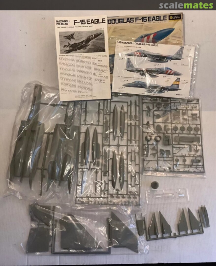 Contents McDonnell Douglas F-15 Eagle 5A27 Fujimi Contents McDonnell Douglas F-15 Eagle 5A27 Fujimi
