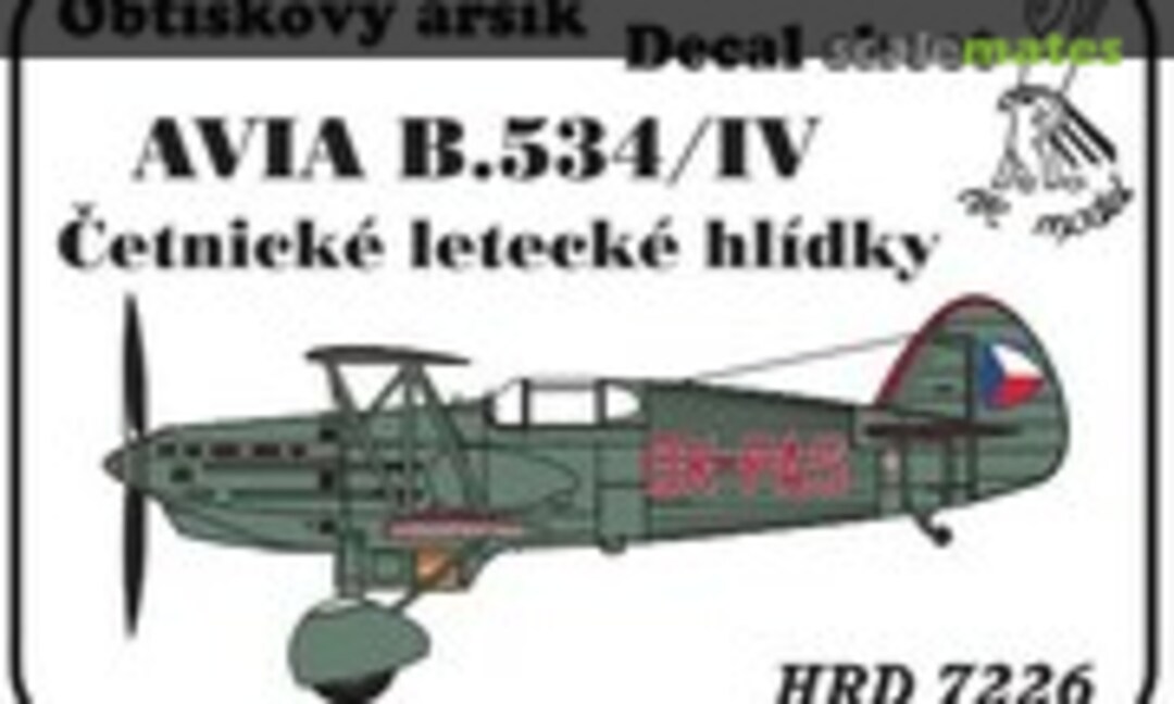 1:72 Avia B.534/IV (HR Model HRD7226) HRD7226