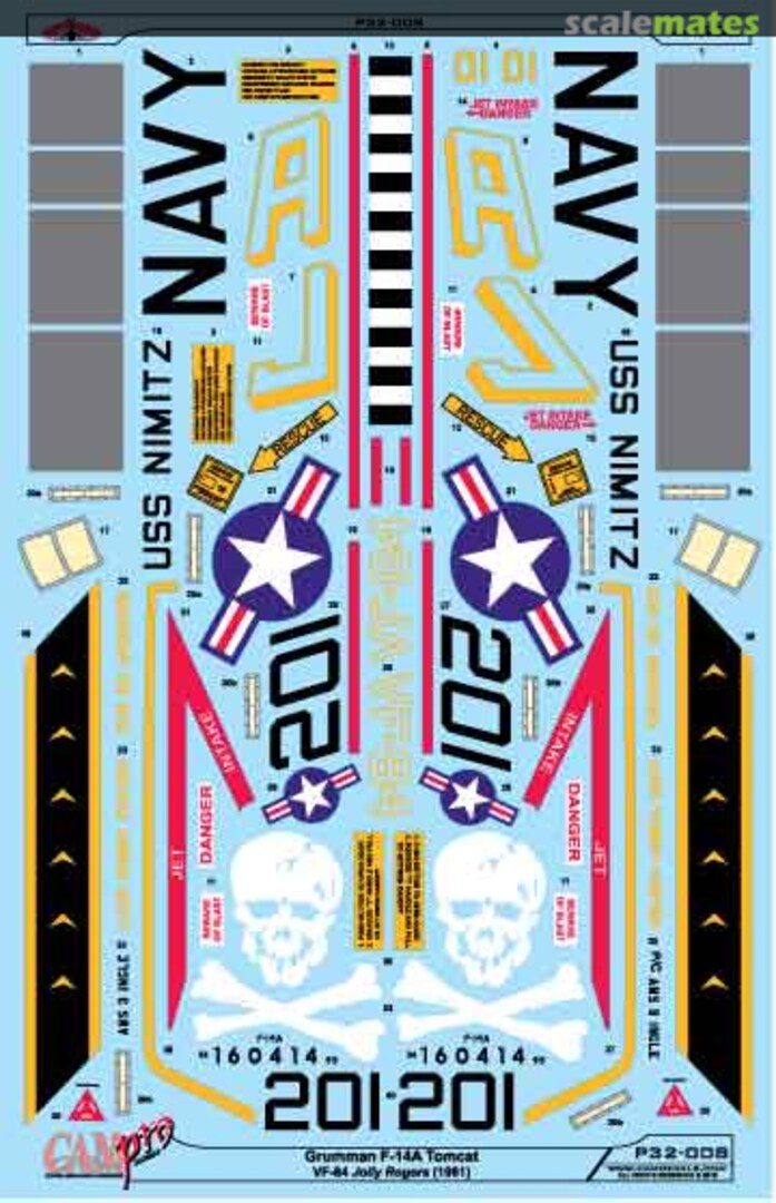 Boxart F-14A Tomcat P32-008 CAM