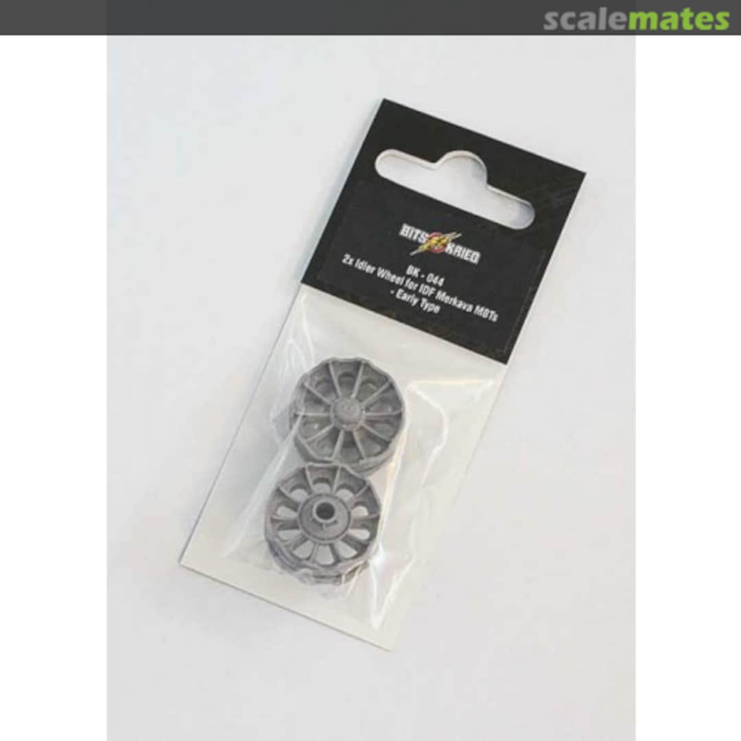 Boxart 2x Idler wheel for Merkava MBT's early type BK-044 BitsKrieg Boxart 2x Idler wheel for Merkava MBT's early type BK-044 BitsKrieg