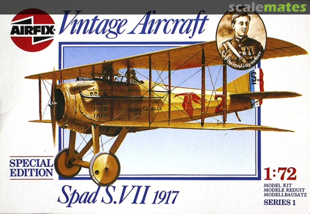 Boxart Spad S.VII 1917 01081 Airfix Boxart Spad S.VII 1917 01081 Airfix