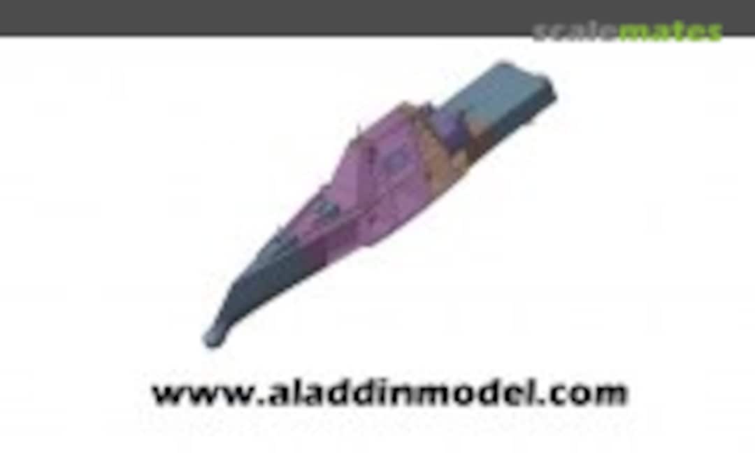1:350 DDG-1000 Zumwalt (Aladdin Model 00104) 00104