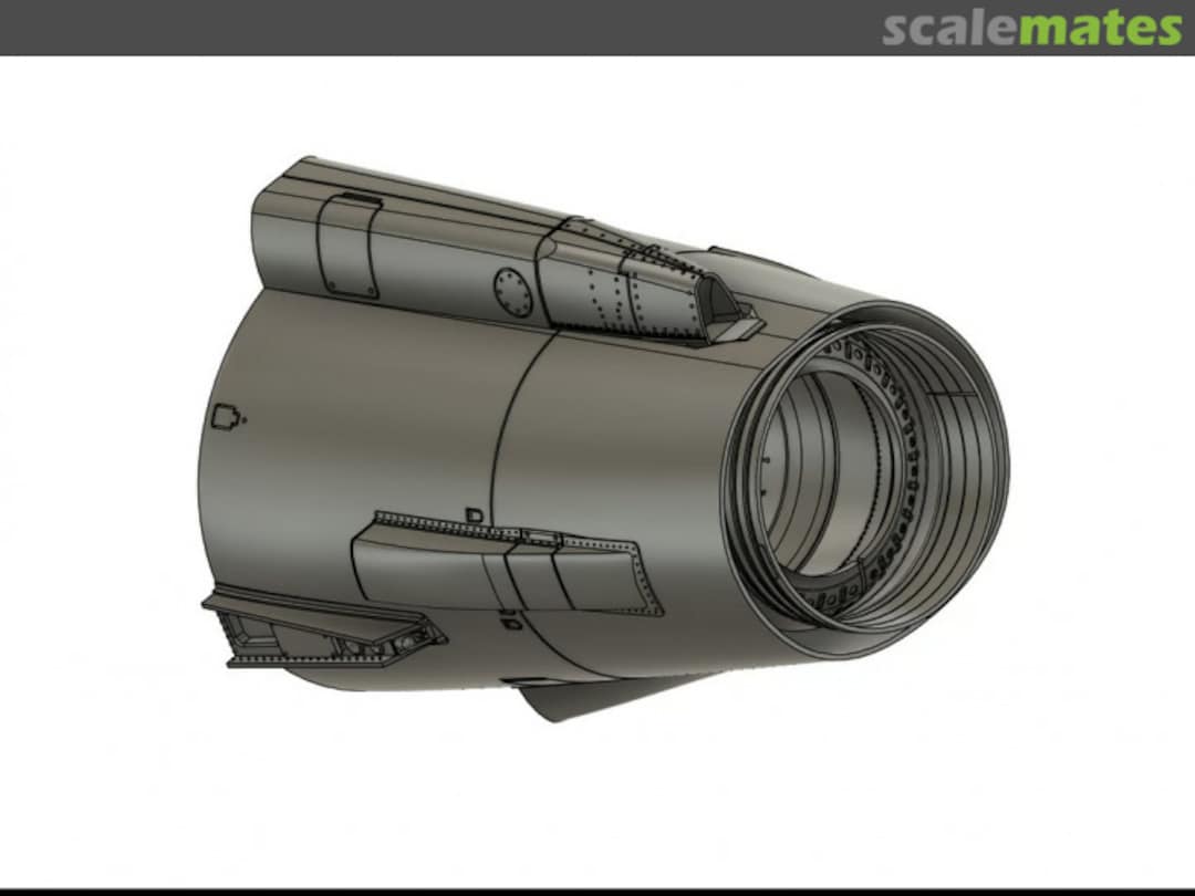 Boxart Saab Draken Afterburner section Typ 1 (SWE, AUT, FIN, ) WOL720158 Wolf 3D Resin Parts Boxart Saab Draken Afterburner section Typ 1 (SWE, AUT, FIN, ) WOL720158 Wolf 3D Resin Parts