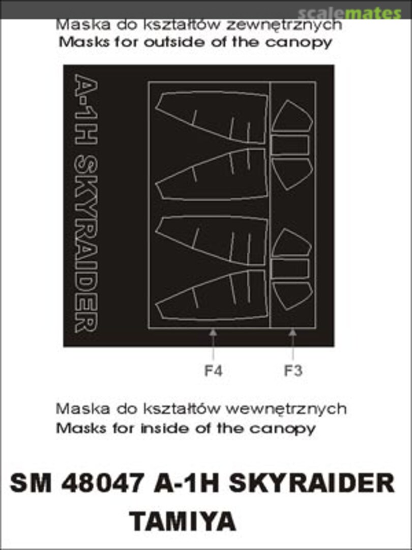 Boxart Douglas A-1H Skyraider SM48047 Montex Boxart Douglas A-1H Skyraider SM48047 Montex