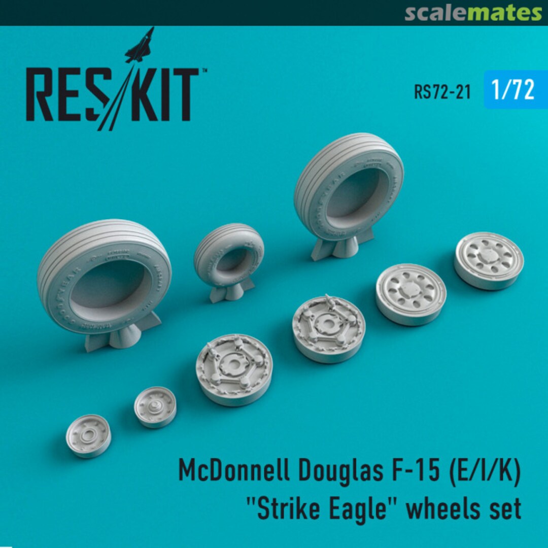 Boxart F-15 (E/I/K) Strike Eagle - Wheels Set RS72-0021 ResKit Boxart F-15 (E/I/K) Strike Eagle - Wheels Set RS72-0021 ResKit