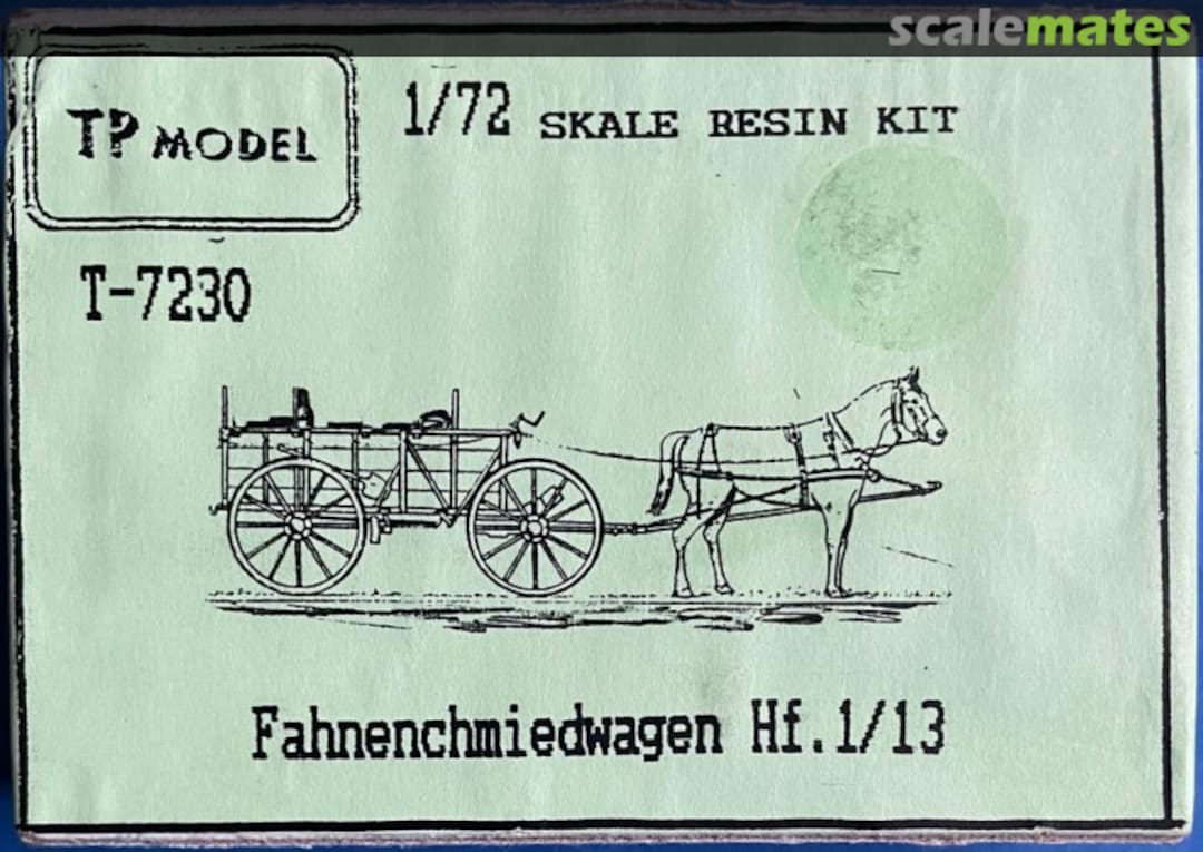Boxart Fahnenchmiedwagen (Blacksmith wagon) Hf. 1/13 T-7230 TP Model