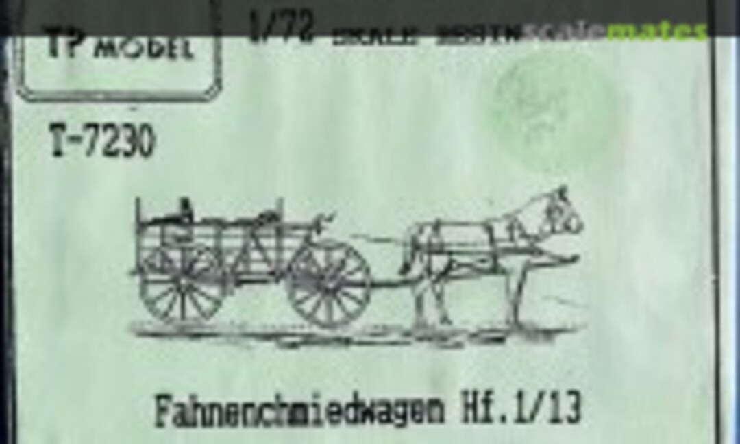 1:72 Fahnenchmiedwagen (Blacksmith wagon) Hf. 1/13 (TP Model T-7230) T-7230
