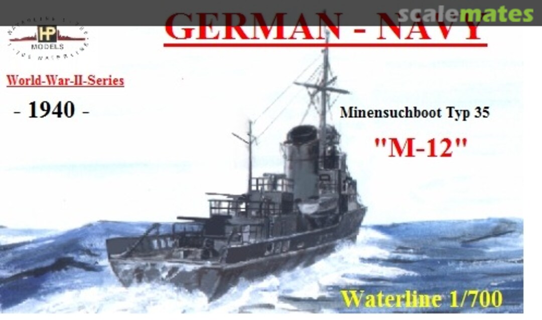 Boxart Minensuchboot Typ 35 "M12" WWII-WL-G-001 HP-Models Boxart Minensuchboot Typ 35 "M12" WWII-WL-G-001 HP-Models