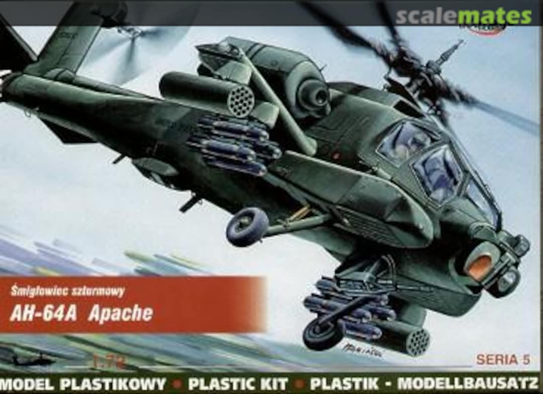Boxart AH-64A Apache 72051 Mirage Hobby Boxart AH-64A Apache 72051 Mirage Hobby