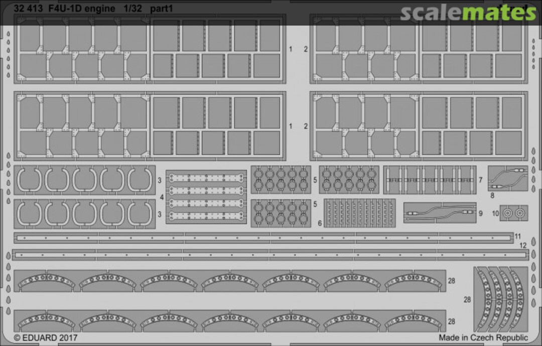 Boxart F4U-1D engine 32413 Eduard Boxart F4U-1D engine 32413 Eduard