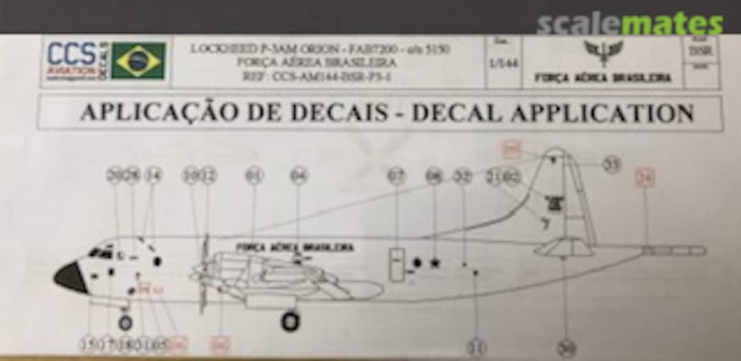 Boxart Lockheed P-3AM Orion - FAB CCS-AM144-BSR-P3-1 CCS Aviation Decals Boxart Lockheed P-3AM Orion - FAB CCS-AM144-BSR-P3-1 CCS Aviation Decals