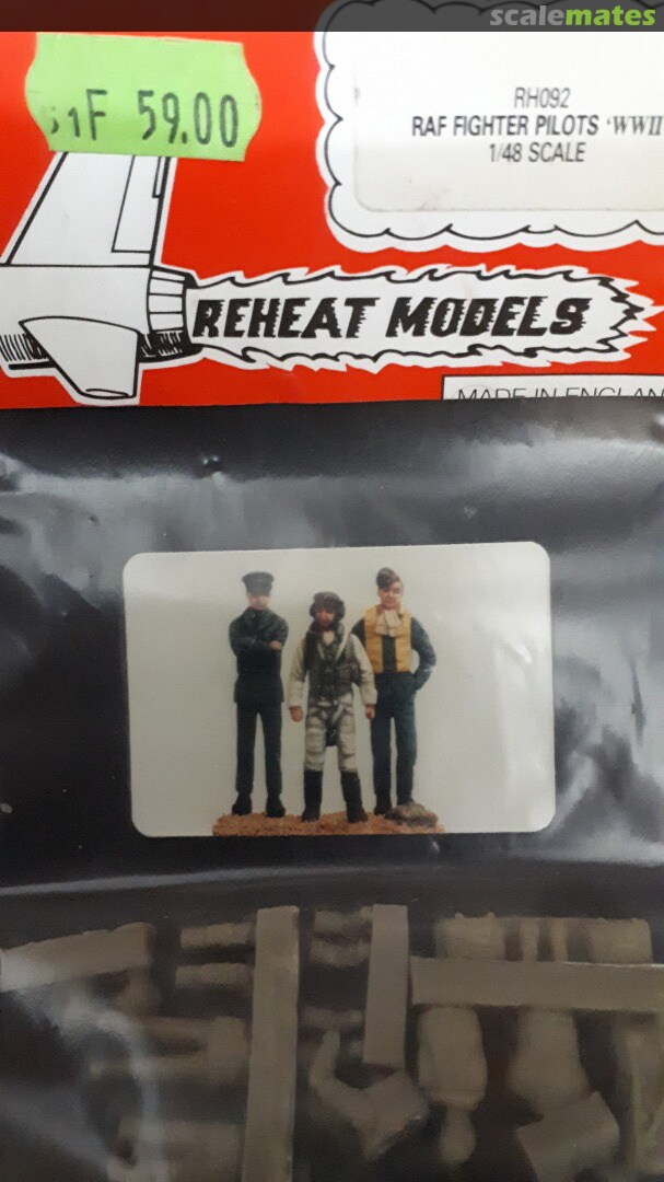 Boxart RAF pilots WW2 RH092 Reheat Models Boxart RAF pilots WW2 RH092 Reheat Models